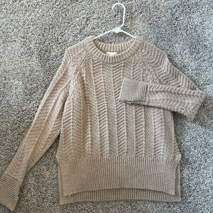 Women’s Knit Beige Sweater